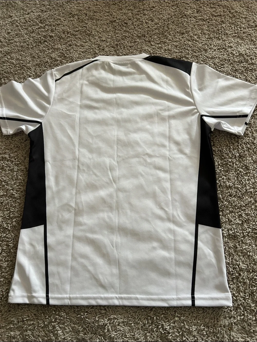 Unisex BLK Fiji Rugby Vodafone White & Light Teal Palm Print Rugby Sevens Jersey - Picture 3 of 3